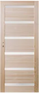 Drzwi wewnętrzne - Kornik Kornik Skrzydło drzwiowe Sekstet sosna bezsęczna 60P - miniaturka - grafika 1