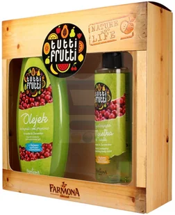 Tutti Frutti Tutti Frutti Zestaw prezentowy Gruszka&żurawina Olejek do kąpieli 425ml + Mgiełka do ciała 200ml - Zestawy kosmetyków damskich - miniaturka - grafika 2