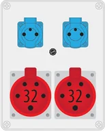 Rozdzielnie elektryczne - Pawbol Rozdzielnica R-BOX 240 2x250V 2x32A/5p B.1099 B.1099 - miniaturka - grafika 1