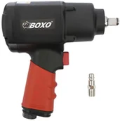 Klucze pneumatyczne - BOXO Klucz Pneumatyczny Udarowy do kół 1356Nm Black&Red 1/2"" + wtyk 1/4 - miniaturka - grafika 1