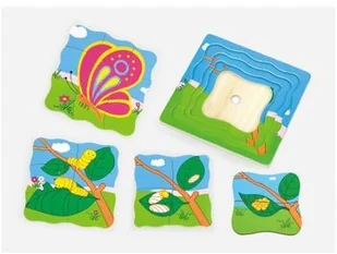 Viga Układanka warstwowa Motyl -25% V59517 - Układanki dla dzieci - miniaturka - grafika 3