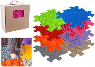 Askato Mata podłogowa sensoryczna 8 elementów - Maty edukacyjne - miniaturka - grafika 3