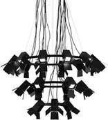 Lampy sufitowe - KingHome Żyrandol King Bath Foto czarny MD21240-21.CZARNA - miniaturka - grafika 1