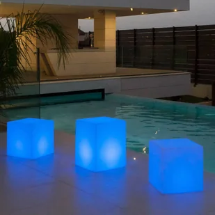 NewGarden lampa solarna Cuby kostka, 43 cm - Lampy ogrodowe - miniaturka - grafika 5