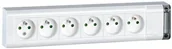 Przedłużacze i rozgałęźniki - Legrand leg50611 Steckdosenleiste 6-fach, typ E, do montażu, bez żadnych przewodów - miniaturka - grafika 1