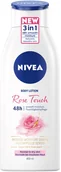 Balsamy i kremy do ciała - Nivea Rose Touch balsam do ciała, 400 ml - miniaturka - grafika 1