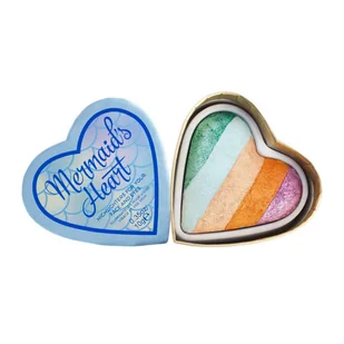 Makeup Revolution I Heart Makeup Mermaids Heart Highlighter 10 g Rozświetlacz do twaczy Makeup Revolution OD 24,99zł - Pozostałe kosmetyki - miniaturka - grafika 4