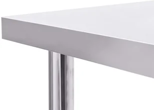 VidaXL Kuchenny stół roboczy, 100x60x85 cm, stal nierdzewna 51188 VidaXL - Stoły gastronomiczne - miniaturka - grafika 5