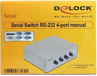 Delock PRZEŁĄCZNIK SPLITTER RS232 4 PORTY (87589) - Pozostałe akcesoria sieciowe - miniaturka - grafika 5