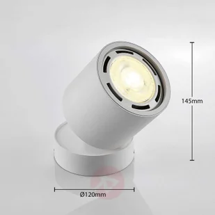 Lampenwelt com Spot LED Avantika w kolorze białym, ściemniany - Lampy sufitowe - miniaturka - grafika 4