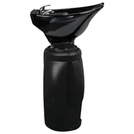 Myjki fryzjerskie - AYALA Myjnia Fryzjerska Star IV wolnostojąca misa i podstawa czarne głęboka misa - miniaturka - grafika 1