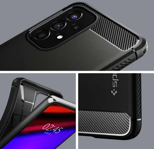 Spigen Etui do Samsung Galaxy A53 5G futerał Rugged Armor Matte Black ACS04159 - Etui i futerały do telefonów - miniaturka - grafika 2