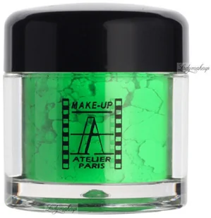 Make-Up Atelier Paris PIgment Fluo - Neonowy fluorescencyjny pigment do powiek - PF7 - GREEN - Cienie do powiek - miniaturka - grafika 2