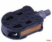 Pedały rowerowe - Winora Pedał młodzieżowy Winora AntiSlip 9/16" z reflektorem czarny 2180521100 - miniaturka - grafika 1