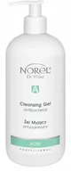 Żele do mycia twarzy - Norel Acne Żel myjący antybakteryjny 500ml - miniaturka - grafika 1