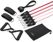 Gumy, taśmy, ekspandery - Gymtek Zestaw ekspanderów gumowych do ćwiczeń 5szt Gymtek - miniaturka - grafika 1