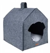 Legowiska dla psów - Ami Play Domek dla psa Quick Press 2in1 Hygge filc - miniaturka - grafika 1