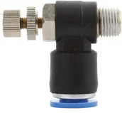 Akcesoria pneumatyczne - REDATS Złączka wtykowa z zaworem dławiącym na wąż 8mm gwint 1/8"" do M220 M221 (26-02-29) - miniaturka - grafika 1