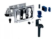 Stelaże i zestawy podtynkowe do WC - Geberit 115.051.BZ.2 Moduł DuoFresh z ręcznym uruchamianiem i pojemnikiem na wkład DuoFresh do spłuczek podtynkowych Sigma 12 cm szary antracytowy RAL 7016 - miniaturka - grafika 1