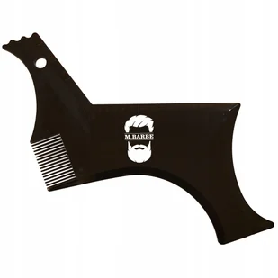 Szablon Grzebień Do Stylizacji Brody Zarostu - Kosmetyki i akcesoria do pielęgnacji brody - miniaturka - grafika 3