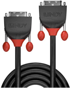 Lindy 36263 Kabel DVI-I Single Link Black Line 5m LY-36263 - Kable - miniaturka - grafika 2