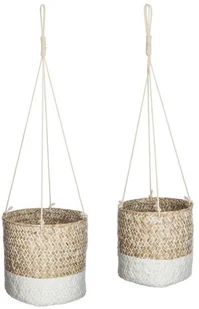 Osłonki Doniczki Plecione Podwieszane Na Taras x2 - Pozostałe akcesoria do uprawy roślin - miniaturka - grafika 2