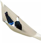 Hamaki - vidaXL vidaXL Hamak biały (260 x 150 cm) - miniaturka - grafika 1