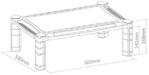 NewStar NewStar NSMONITOR20 REGULATOR WYSOKOŚCI DO MONITORA DO 16,8CM NSMONITOR20 - Części i akcesoria do laptopów - miniaturka - grafika 8