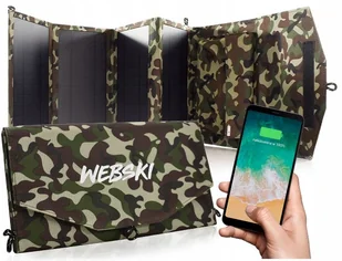 ASUS Składany Przenośny Panel Solarny 20W Na Camping - Ładowarki do telefonów - miniaturka - grafika 2