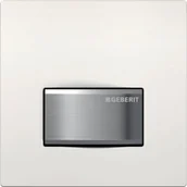 Spłuczki - Geberit 116.016.11.5 Pneumatyczny zawór spłukujący do pisuaru ręczny Typ 50 biały - miniaturka - grafika 1