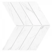 Płytki ceramiczne - Dunin mozaika ceramiczna, gresowa Royal Chevron Carrara Matt RoyalChevronCarraraMatt - miniaturka - grafika 1
