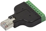 Wtyczki i adaptery - LogiLink Wtyk RJ45/8P8C AWG14-27 Terminal Block - miniaturka - grafika 1