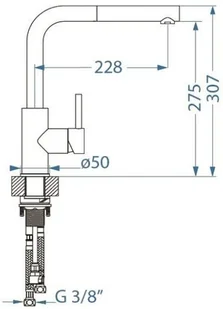 Alveus ZEOS-P biały mat 1136506 - Baterie kuchenne - miniaturka - grafika 2