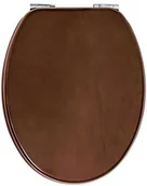 Deski sedesowe - SITZPLATZ Venezia deska sedesowa z drewna orzechowego, wolnoopadająca, metalowe zawiasy, szybkie przymocowanie - miniaturka - grafika 1