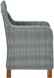 vidaXL 7-częściowy zestaw mebli ogrodowych jasnoszary 3067853 - Meble ogrodowe - miniaturka - grafika 10