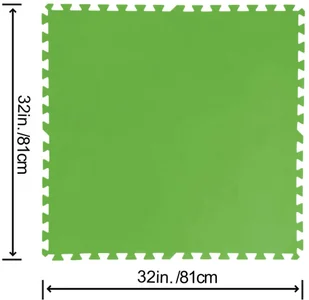 Bestway Maty ochronne Flowclear, 9 szt., zielone, 5,47 m vidaXL - Akcesoria do basenów - miniaturka - grafika 3