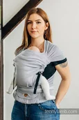 Nosidełka dla dzieci - LennyLamb LennyHybrid Half Buckle BASIC LINE MAŁA JODEŁKA SZARA - miniaturka - grafika 1