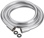 Węże prysznicowe - INVENA Wąż natryskowy PCV srebrny 150 cm - miniaturka - grafika 1