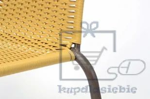 Garthen 5-częściowy zestaw mebli ogrodowych,4 krzesła polirattan - stół szklany - Meble ogrodowe - miniaturka - grafika 6