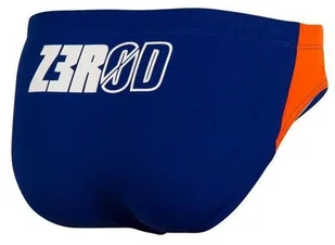 Zerod Kąpielówki BRIEFS Dark Blue Atoll/Orange - Kąpielówki męskie - miniaturka - grafika 2