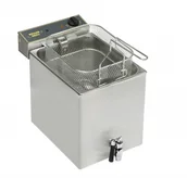 Frytownice gastronomiczne - Stalgast Frytownica elektryczna pojedyncza z kranem 12 l 777333 777333 - miniaturka - grafika 1