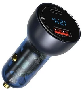Baseus Baseus Particular | Ładowarka samochodowa 65W Quick Charge 4.0+ Power Delivery 3.0 Huawei SCP 5A 2xUSB CCKX-C0G - Ładowarki samochodowe - miniaturka - grafika 17
