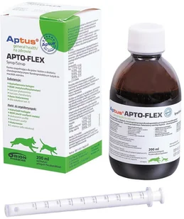 Aptus Orion Pharma Apto-Flex - preparat w postaci smakowitego syropu o działaniu chondroprotekcyjnym dla psów i kotów, 200 ml - Pielęgnacja uszu i oczu zwierząt Aptus Orion Pharma Apto-Flex - preparat w postaci smakowitego syropu o działaniu chondroprotekcyjnym dla psów i kotów, 200 ml - Pielęgnacja uszu i oczu zwierząt - miniaturka - grafika 2