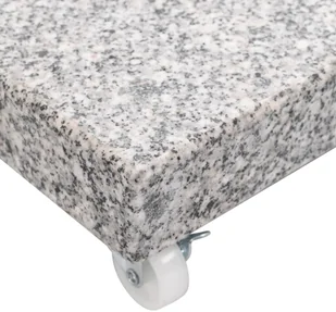 vidaXL VidaXL Podstawa pod parasol granitowa 30 kg kwadratowa szara  48563 - Pozostałe meble ogrodowe - miniaturka - grafika 11
