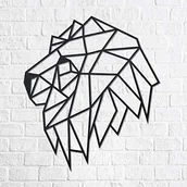 Puzzle - EWA Eco-Wood-Art EWA Eco-Wood-Art Lion Head Lew EWA EcoWoodArt drewniane puzzle designerskie wielorowne puzzle z głową lwa, prezent, kuchnia, kultura mieszkania, wnętrze czarne Lion Head - miniaturka - grafika 1