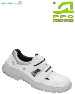 PPO Strzelce Opolskie SANDAŁY BEZPIECZNE Z METALOWYM PODNOSKIEM, BIAŁE MODEL 201, PN-EN ISO 20345, S1, SRC; (48) - Obuwie robocze - miniaturka - grafika 2