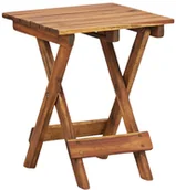 Kwietniki - vidaXL Stojak na kwiaty, 30x30x38 cm, lite drewno akacjowe vidaXL - miniaturka - grafika 1