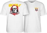 Koszulki dla chłopców - BONES t-shirt BONES YOUTH RIPPER WHITE - miniaturka - grafika 1