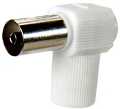 Anteny TV - MAURER conector TV hembra acodado 9,5 mm. 19110180 - miniaturka - grafika 1