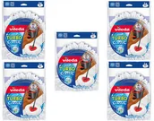 Miotły, szufle, mopy - Vileda 5xWKŁAD Mopa Easy Wring Clean Turbo Classic - miniaturka - grafika 1